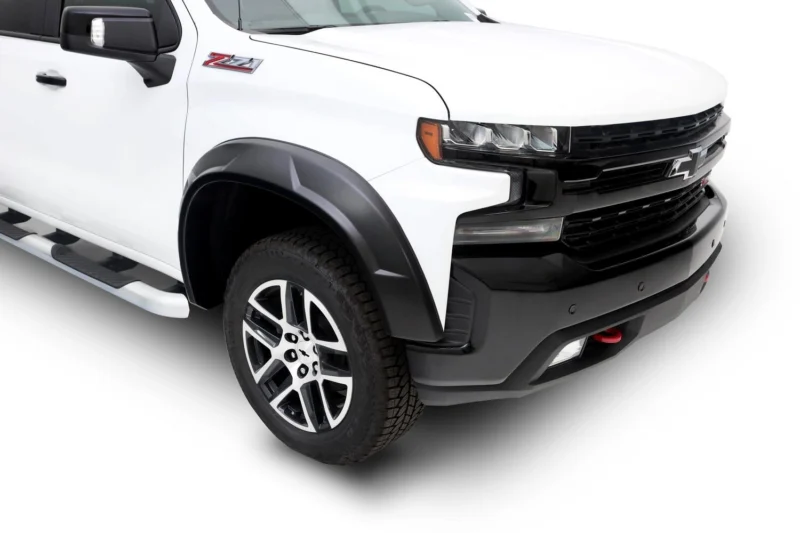 Bushwacker 40989-02 - DRT Style Fender Flares, Black, Smooth