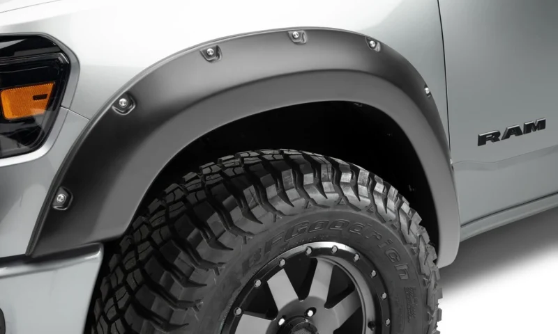 Bushwacker 50053-02 - Pocket Style Fender Flares, Black, Smooth
