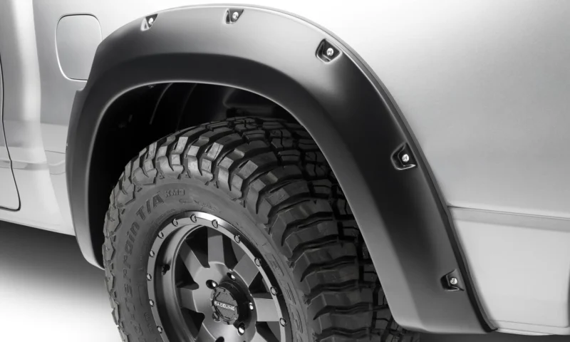 Bushwacker 50054-02 - Pocket Style Fender Flares, Black, Smooth