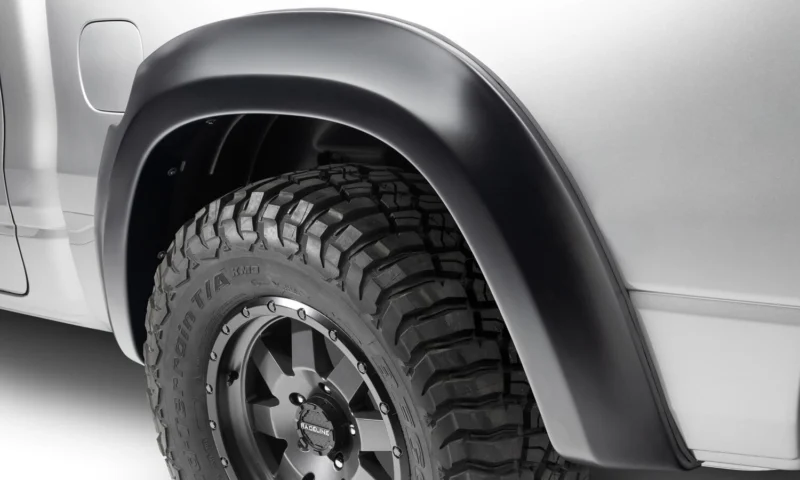 Bushwacker 50058-02 - Extend-A-Fender Flares, Black, Smooth