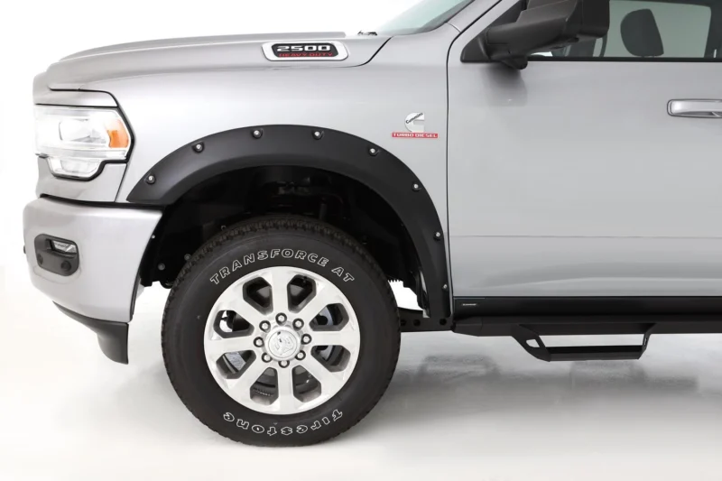 Bushwacker 50065-02 - Pocket Style Fender Flares, Black, Smooth