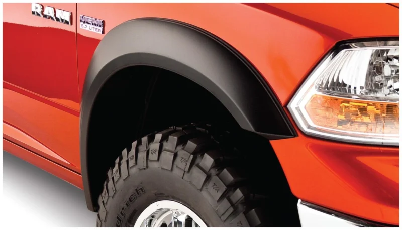 Bushwacker 50902-11 - Extend-A-Fender Flares, Black, Smooth