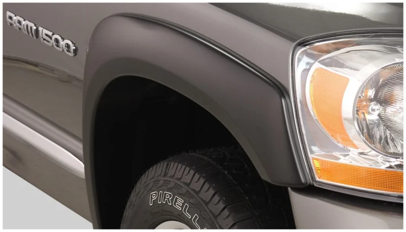 Bushwacker 50903-02 - OE Style Fender Flares, Black, Smooth