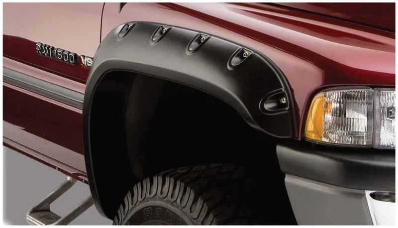 Bushwacker 50908-02 - Pocket Style Fender Flares, 4-Piece Set, Fleetside