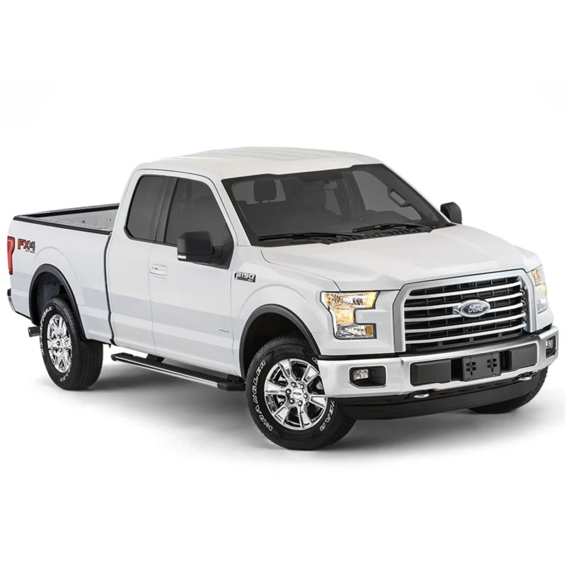 Bushwacker 50922-02 - OE Style Fender Flares, Black, Smooth