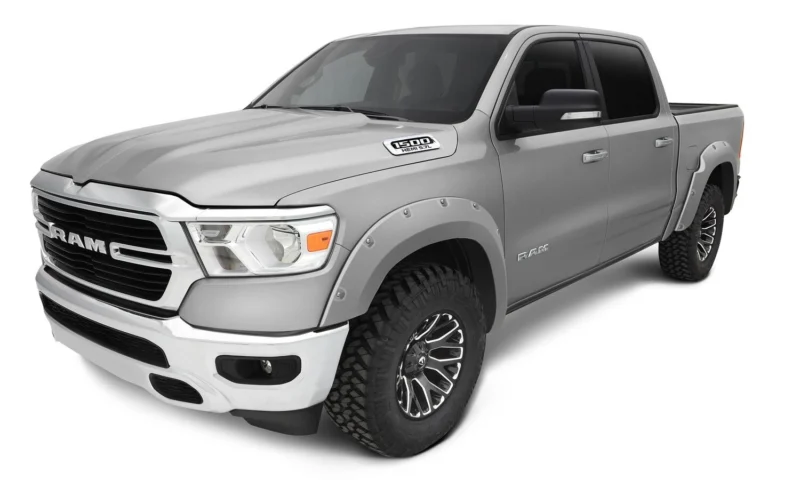 Bushwacker 50924-95 - Pocket Style Color-Matched Fender Flares, Billet Silver Metallic, Smooth