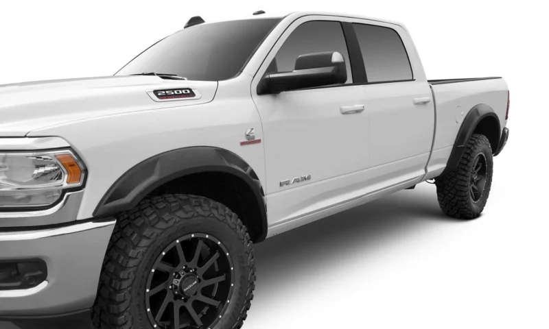 Bushwacker 50938-02 - DRT Style Fender Flares, Black, Smooth