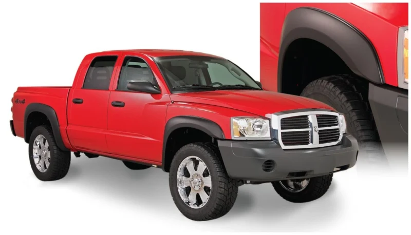 Bushwacker 51908-02 - Extend-A-Fender Flares, 4-Piece Set, Crew Cab