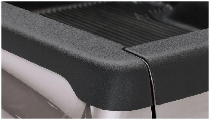 Bushwacker 58513 - Ultimate Bed Rail Caps, Black, Smooth