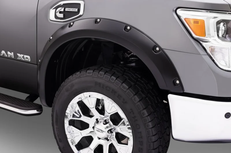 Bushwacker 70908-02 - Pocket Style Fender Flares, Black, Smooth