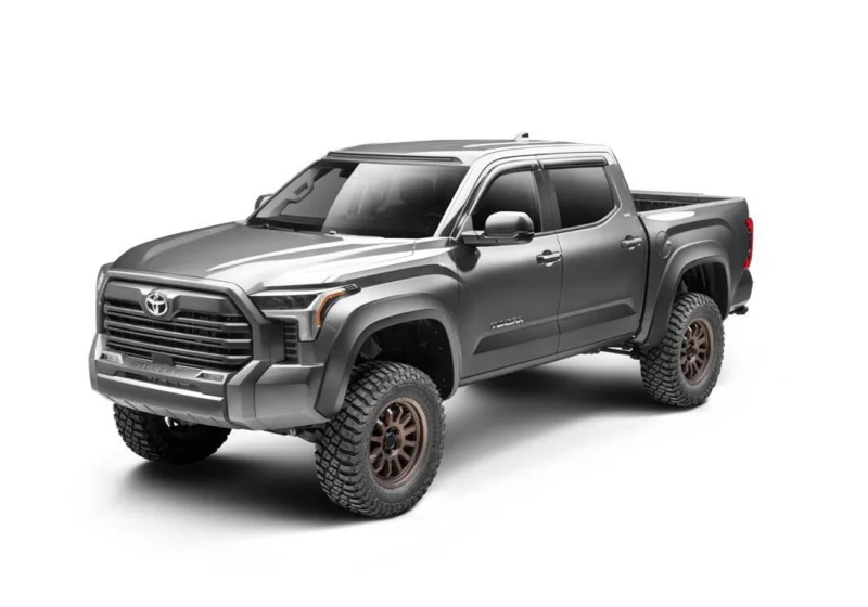 Bushwacker BWR30926-02 - Extend-A-Fender Flares, Black, Smooth