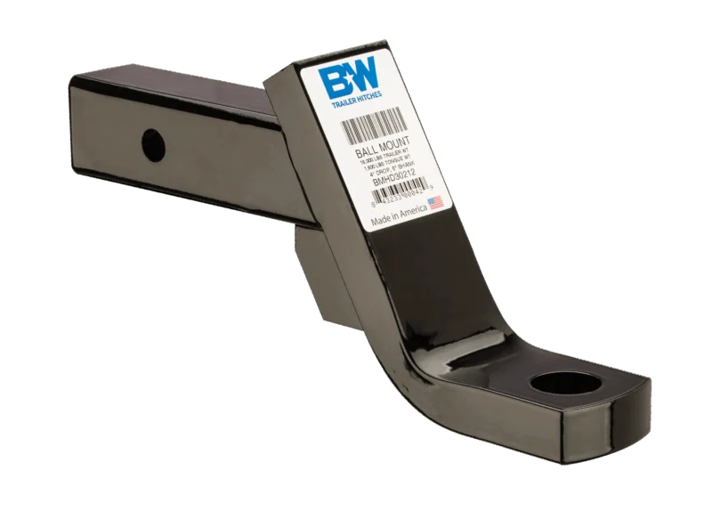 B&W Trailer Hitches BMHD30212 - Heavy Duty Ball Mount, Black Popwercoat