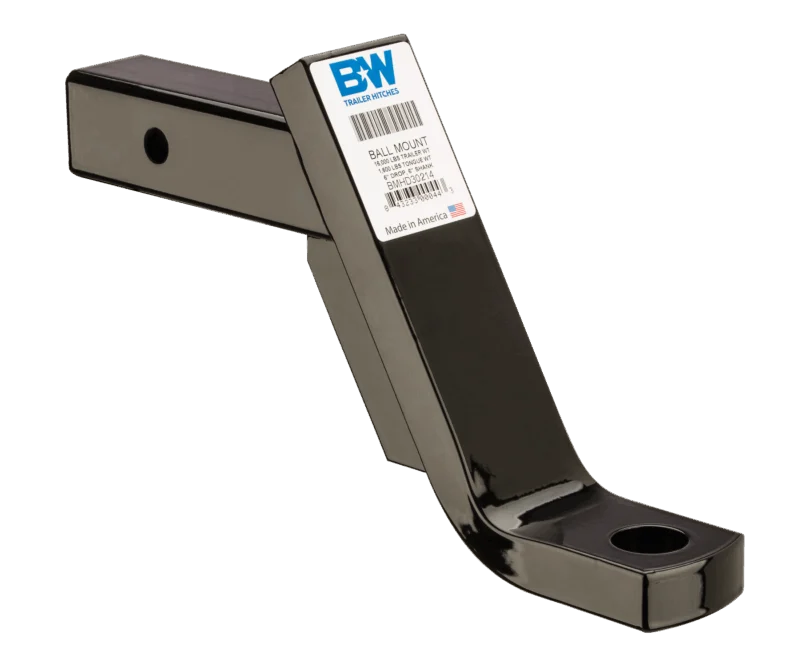 B&W Trailer Hitches BMHD30214 - Heavy Duty Ball Mount, Black Popwercoat