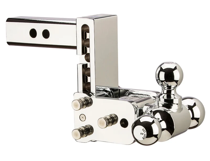 B&W Trailer Hitches TS10048C - Tow & Stow Adjustable Ball Mount, Chrome