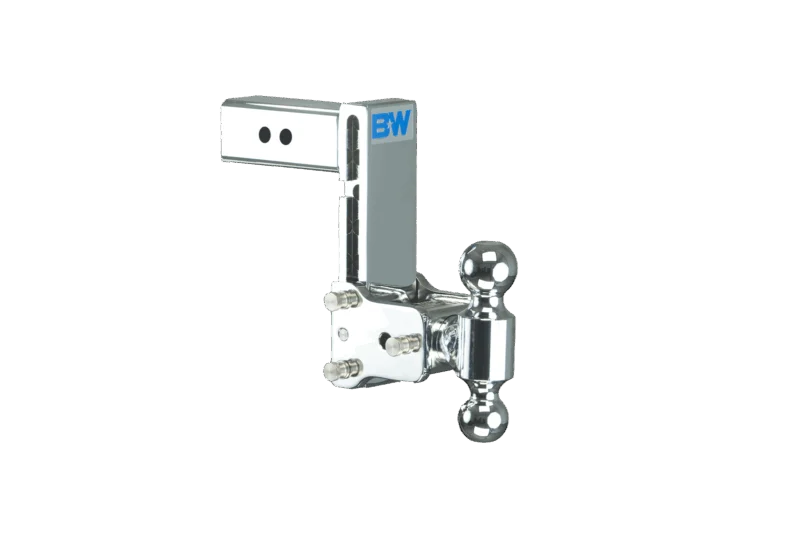 B&W Trailer Hitches TS20040C - Tow & Stow Adjustable Ball Mount, Chrome