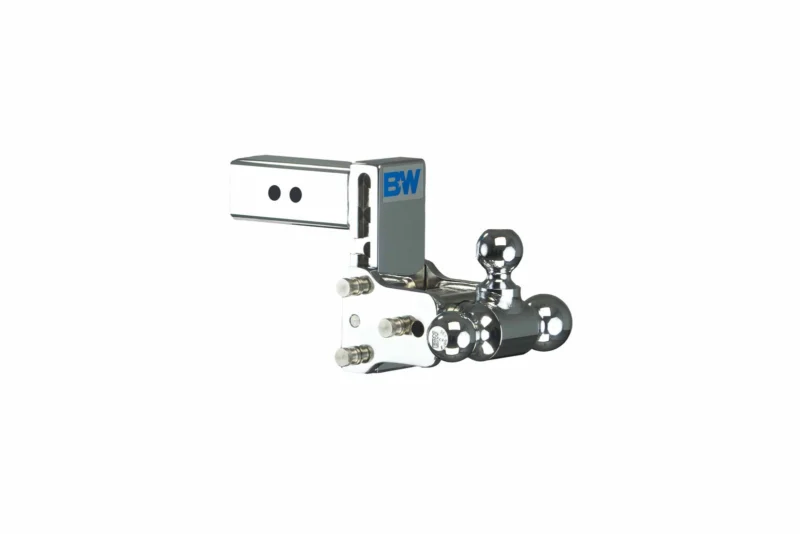B&W Trailer Hitches TS20048C - Tow & Stow Adjustable Ball Mount, Chrome