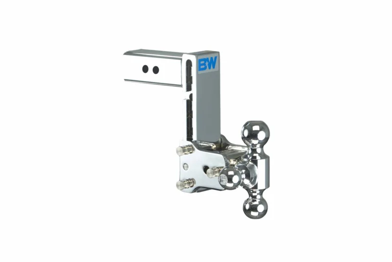 B&W Trailer Hitches TS20049C - Tow & Stow Adjustable Ball Mount, Chrome