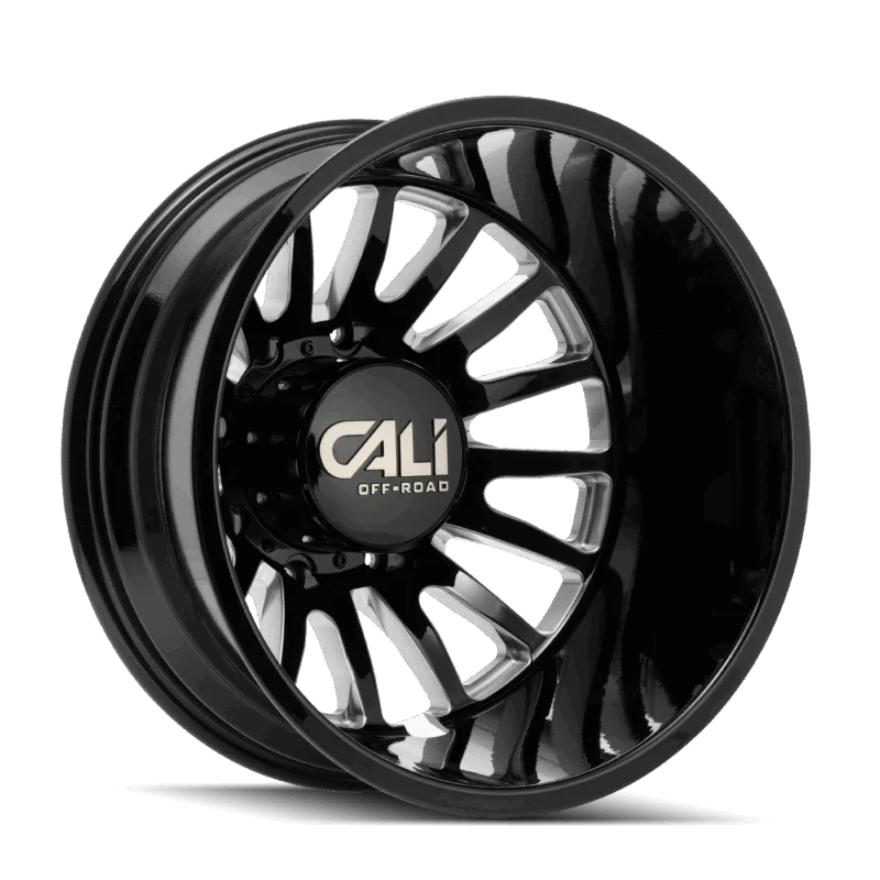 Cali Off-Road 9110D-2877BMR232 - Summit Dually Wheels, 20x8 -232mm
