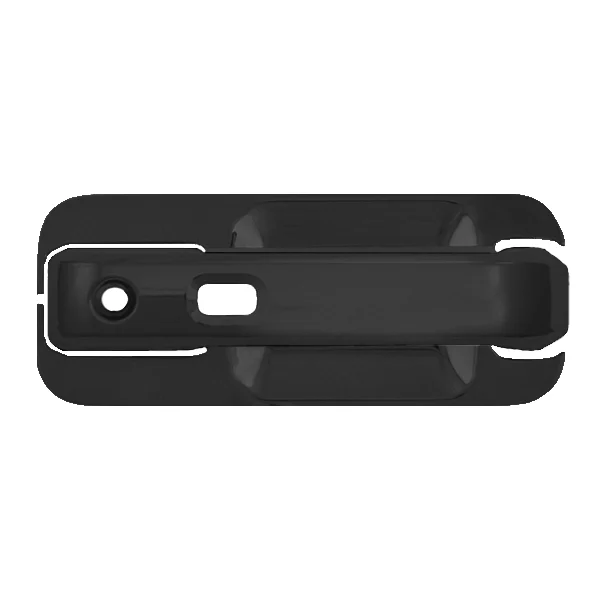 Coast To Coast CCIDH68570SBK - Chrome Door Handle Covers, Crew Cab, Black