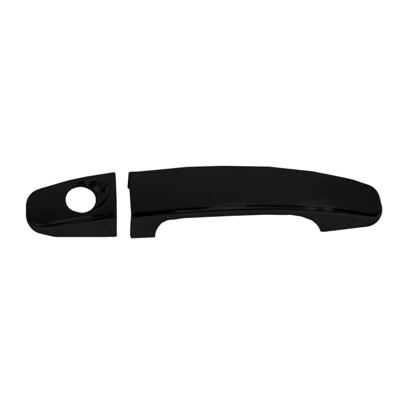 Coast To Coast CCIDH68586BBK - Chrome Door Handle Covers, Black, Gloss Painted