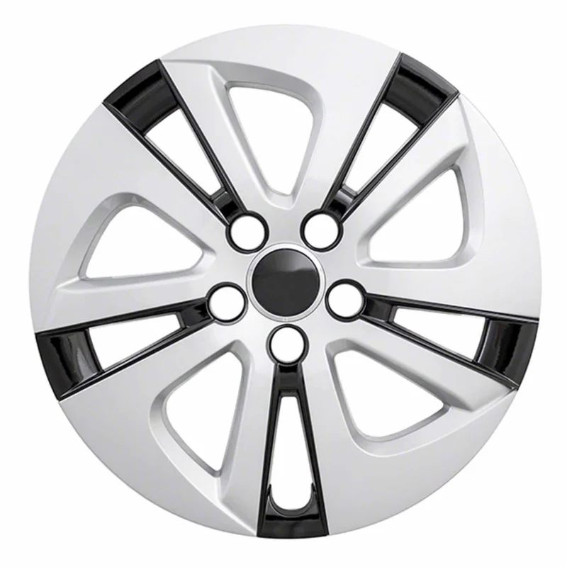 Coast To Coast IWC51615SB - IWC Wheel Covers, Black/ Silver, Gloss Painted