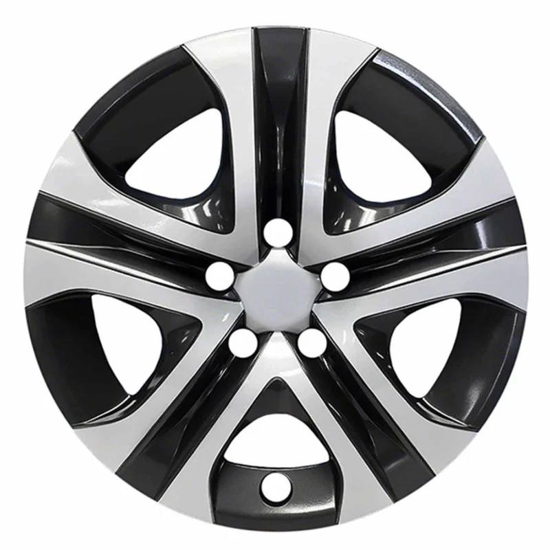 Coast To Coast IWC51817SB - IWC Wheel Covers, Black/ Silver, Gloss Painted