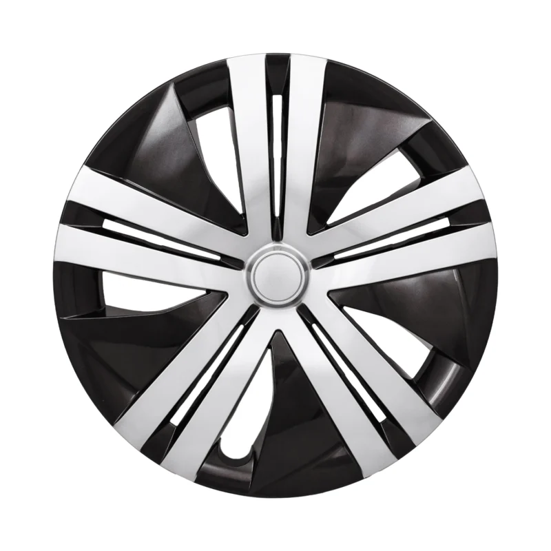 Coast To Coast IWC55116SB - IWC Wheel Covers, Black/ Silver, Gloss Painted