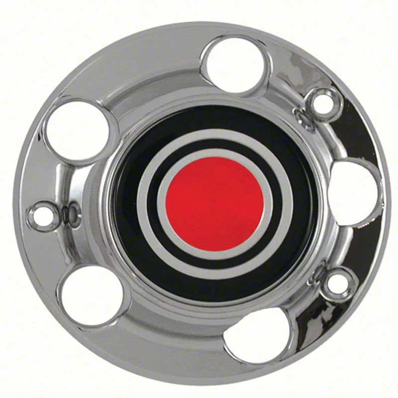 Coast To Coast IWCC2029R - Wheel Center Caps, Silver With Black And Red Insert, Chrome Plated