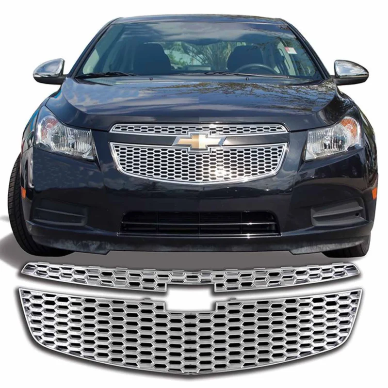 Coast To Coast IWCGI100 - Grille Overlays, Silver, ABS Plastic