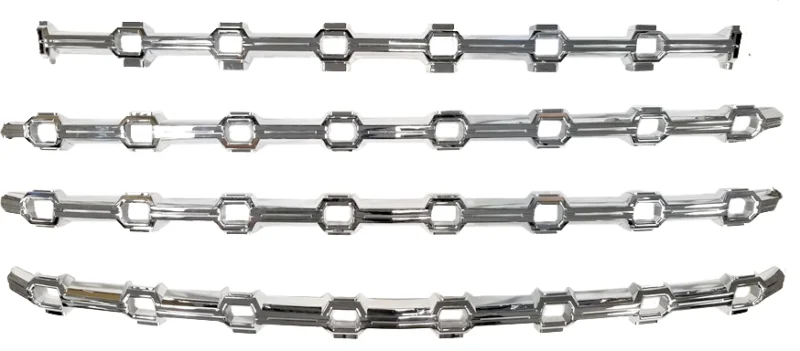 Coast To Coast IWCGI183 - Grille Overlays, Silver, Chrome Plated