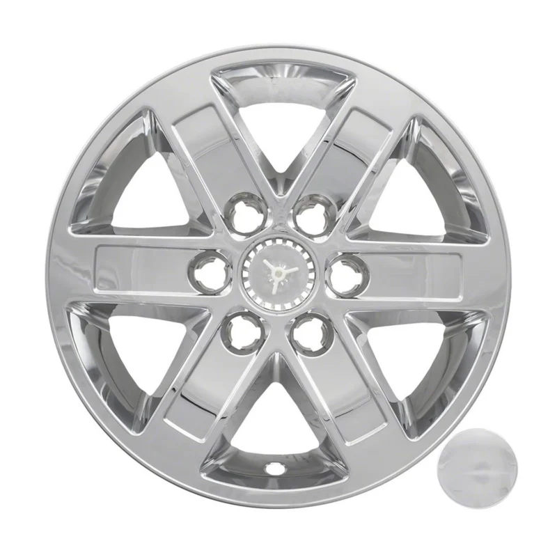 Coast To Coast IWCIMP358X - Impostor Wheel Covers, Silver, Chrome Plated