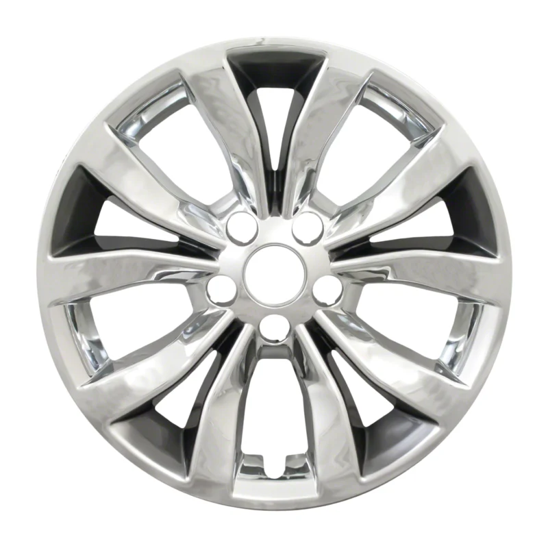 Coast To Coast IWCIMP381CC - Impostor Wheel Covers, Silver/Charcoal, Chrome Plated