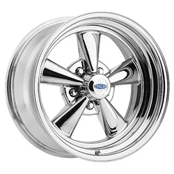 Cragar 61C-525045 - 61c S/S, 5x5 -51mm, Chrome Plated Two-Piece Composite