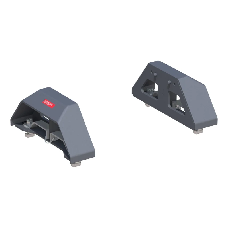 CURT 16030 - 5th Wheel Rails & Install Kits, 8'2" Bed