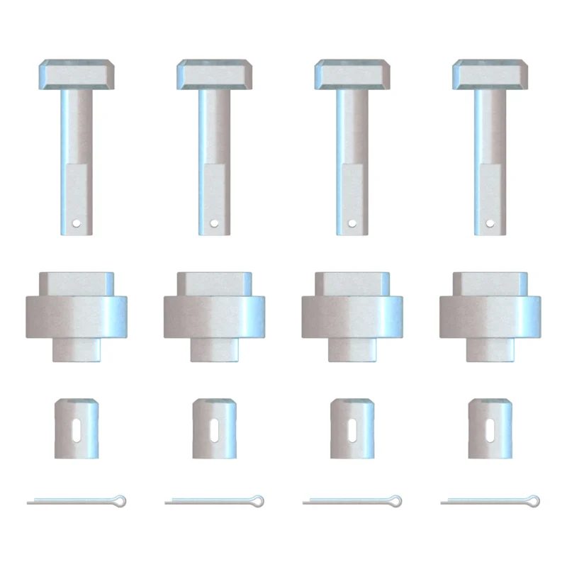 CURT 19117 - 5th Wheel Rails & Install Kits
