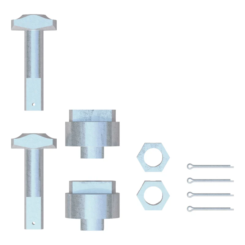 CURT 19203 - 5th Wheel Rails & Install Kits