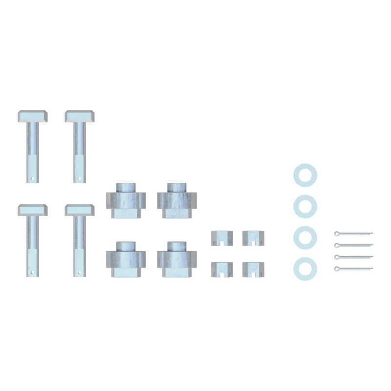 CURT 19208 - 5th Wheel Rails & Install Kits