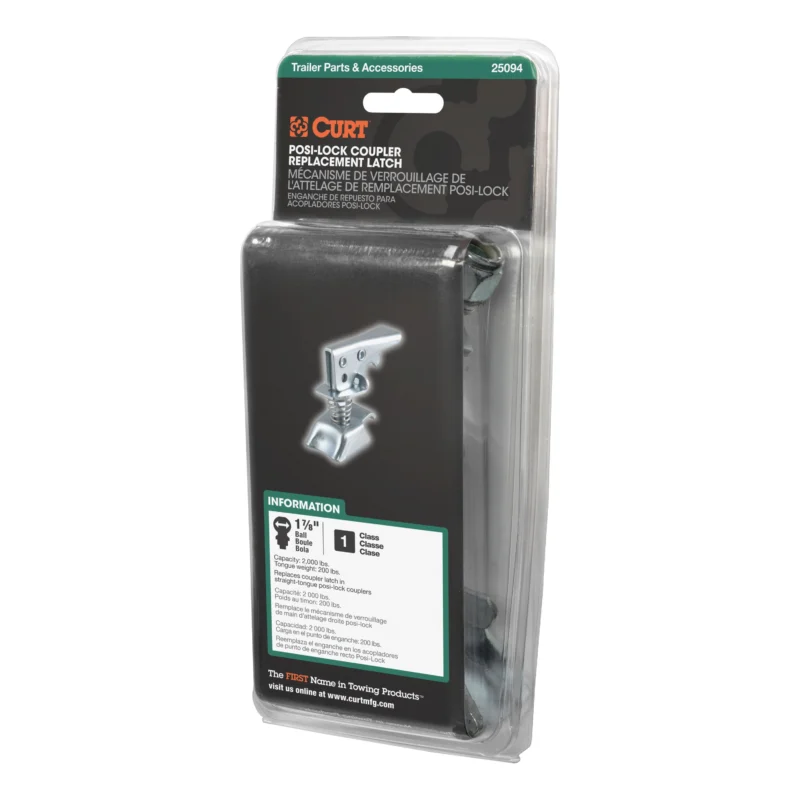CURT 25094 - Trailer Couplers, Clear Zinc