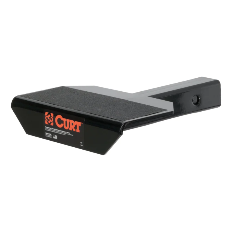 CURT 31001 - Hitch Step Pad, Gloss Black Powder Coat