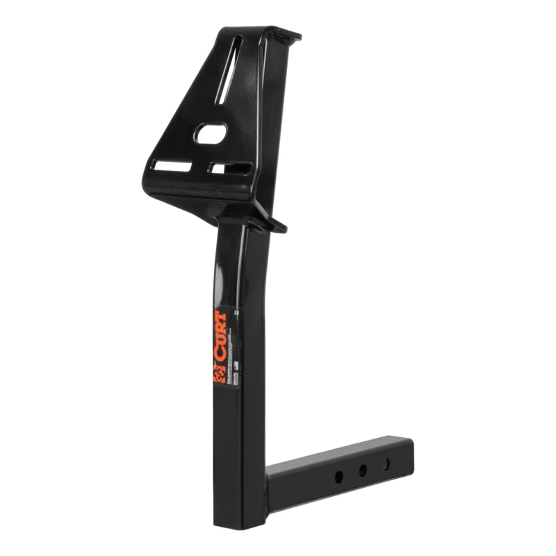 CURT 31006 - Hitch Tire Mount, Gloss Black Powder Coat