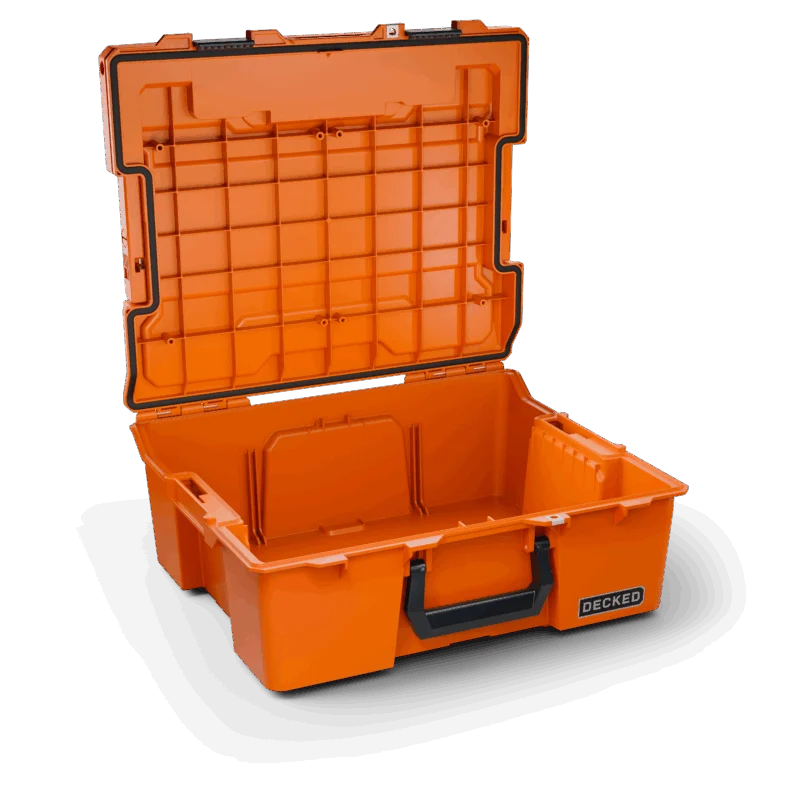 DECKED A0020-HRAK-ORG - Truck Tool Box, Blaze Orange