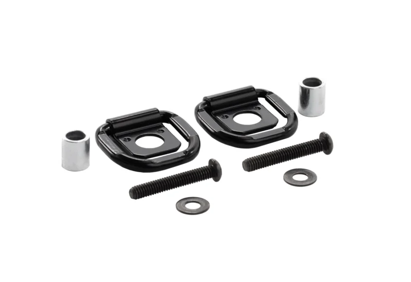 DECKED A0087-RING-BLK - D-Ring Tie Downs, Black, Steel