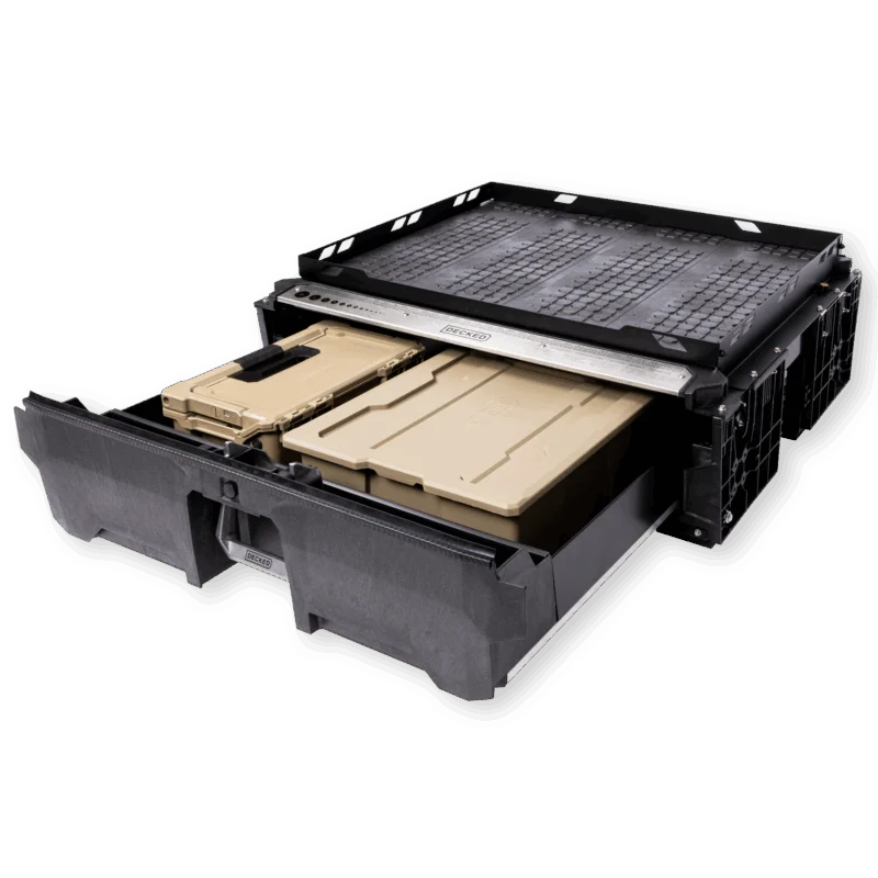 DECKED ST2 - Truck Bed Drawer System, Black