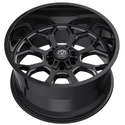 Edge Off Road 301BM-2096800 - 301bm, 20x9 6x135 0mm, Gloss Black w/Milled Accents