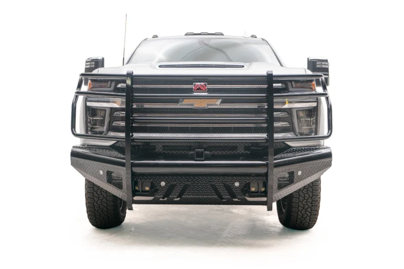 Fab Fours CH20-S4960-1 - Black Steel Front Bumpers