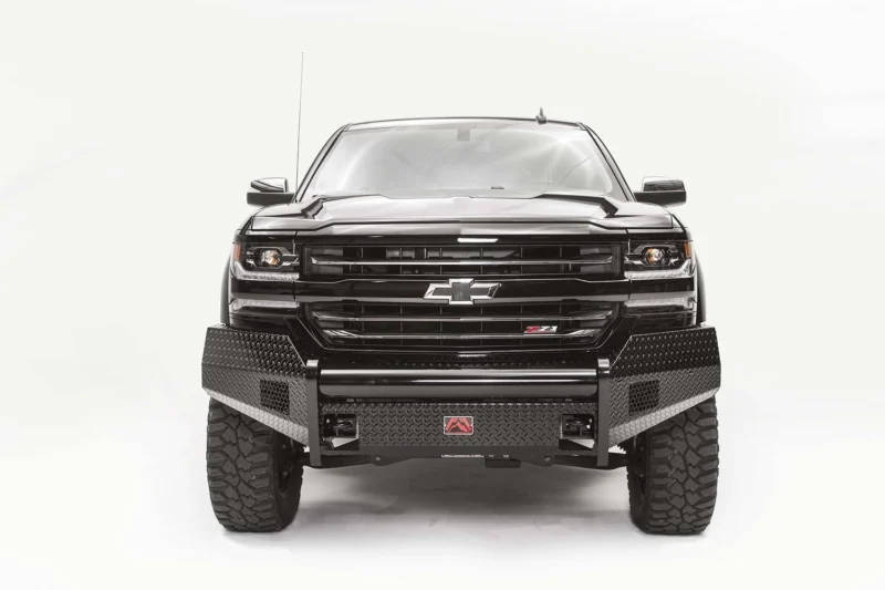 Fab Fours CS16-K3861-1 - Black Steel Front Bumpers