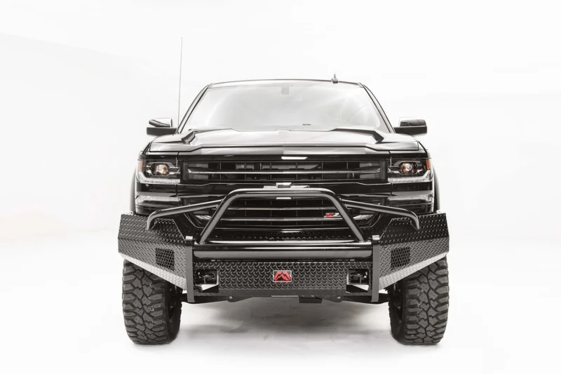 Fab Fours CS16-K3862-1 - Black Steel Front Bumpers