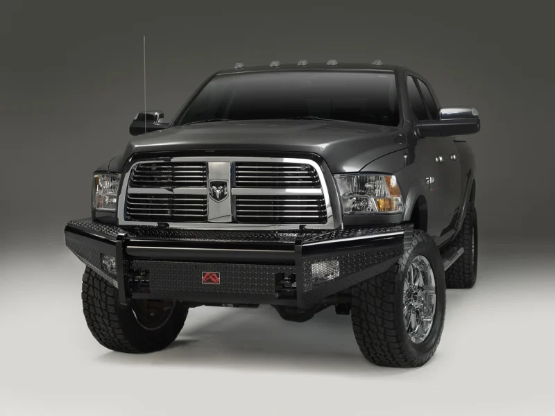 Fab Fours DR06-S1161-1 - Black Steel Front Bumpers