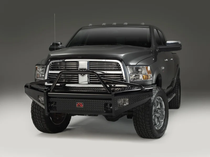 Fab Fours DR06-S1162-1 - Black Steel Front Bumpers