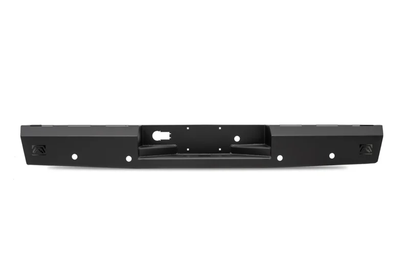 Fab Fours DR10-RT2950-1 - Red Steel Rear Bumpers